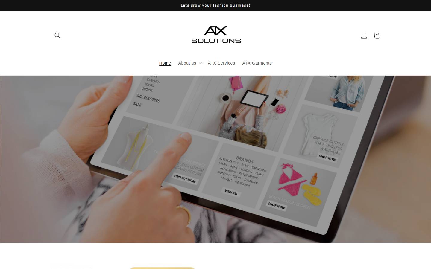 atxsolutionsgroup.com homepage screenshot