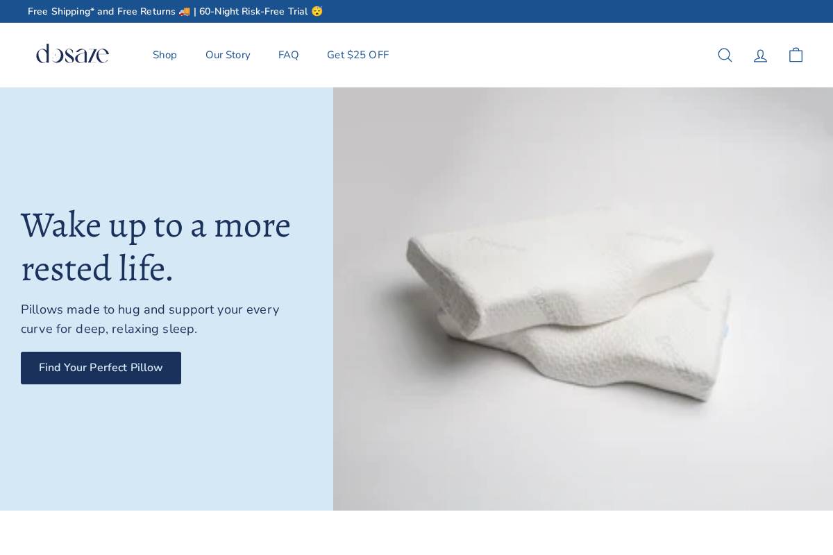 au.dosaze.com homepage screenshot