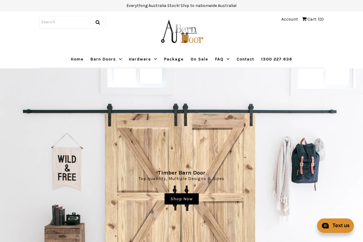AUBarndoor homepage screenshot