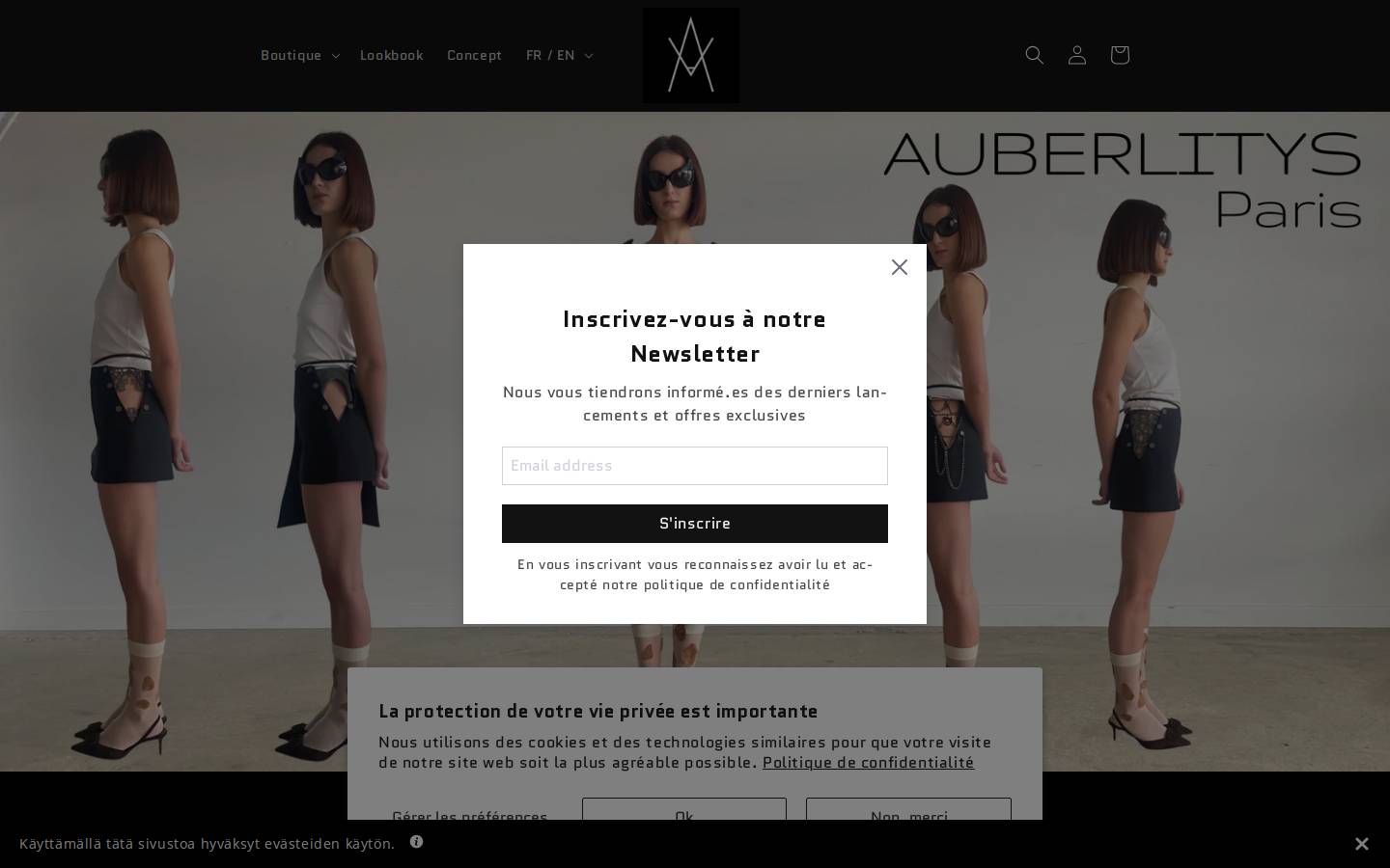 auberlitys.com homepage screenshot