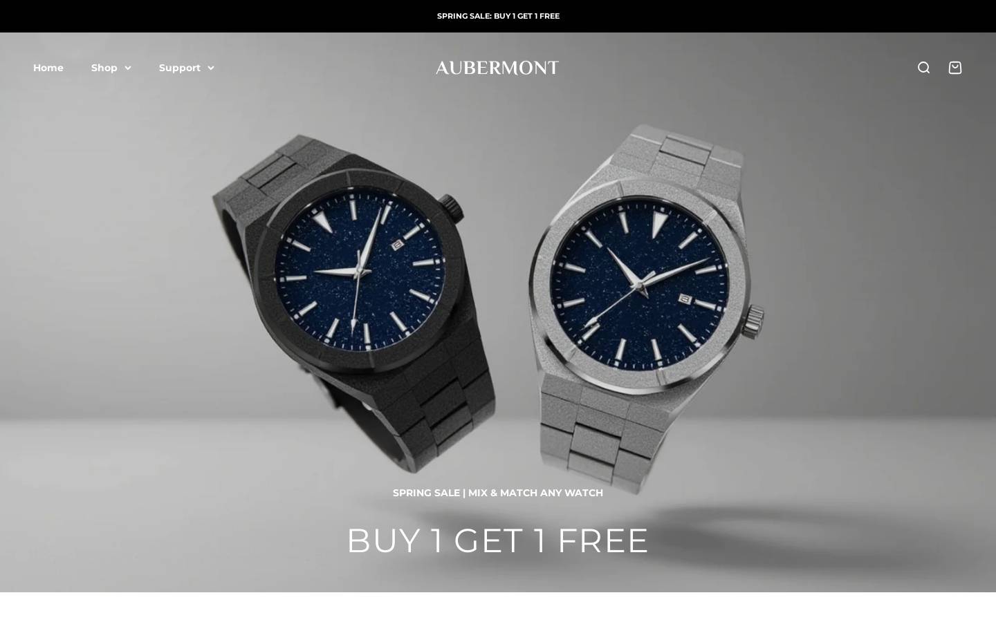 Aubermont homepage screenshot
