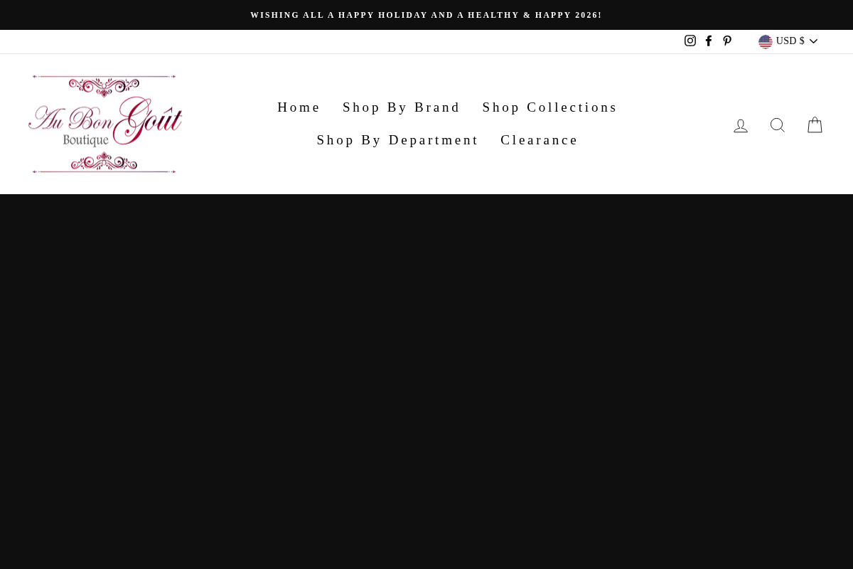 Au Bon Goût Boutique homepage screenshot