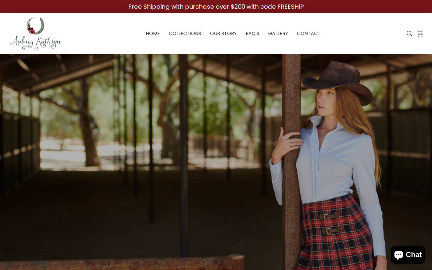 aubreykathrynco.com homepage screenshot