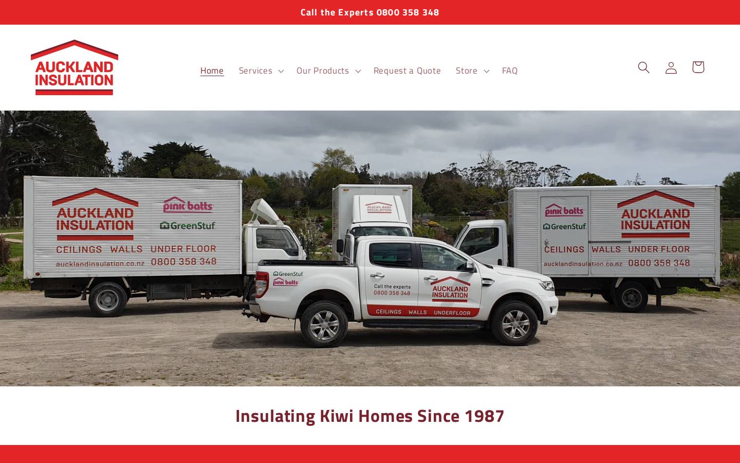 aucklandinsulation.co.nz homepage screenshot