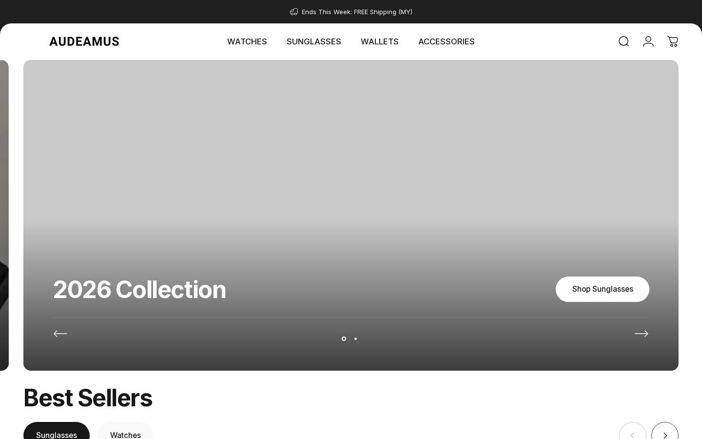 audeamuswatch.com homepage screenshot