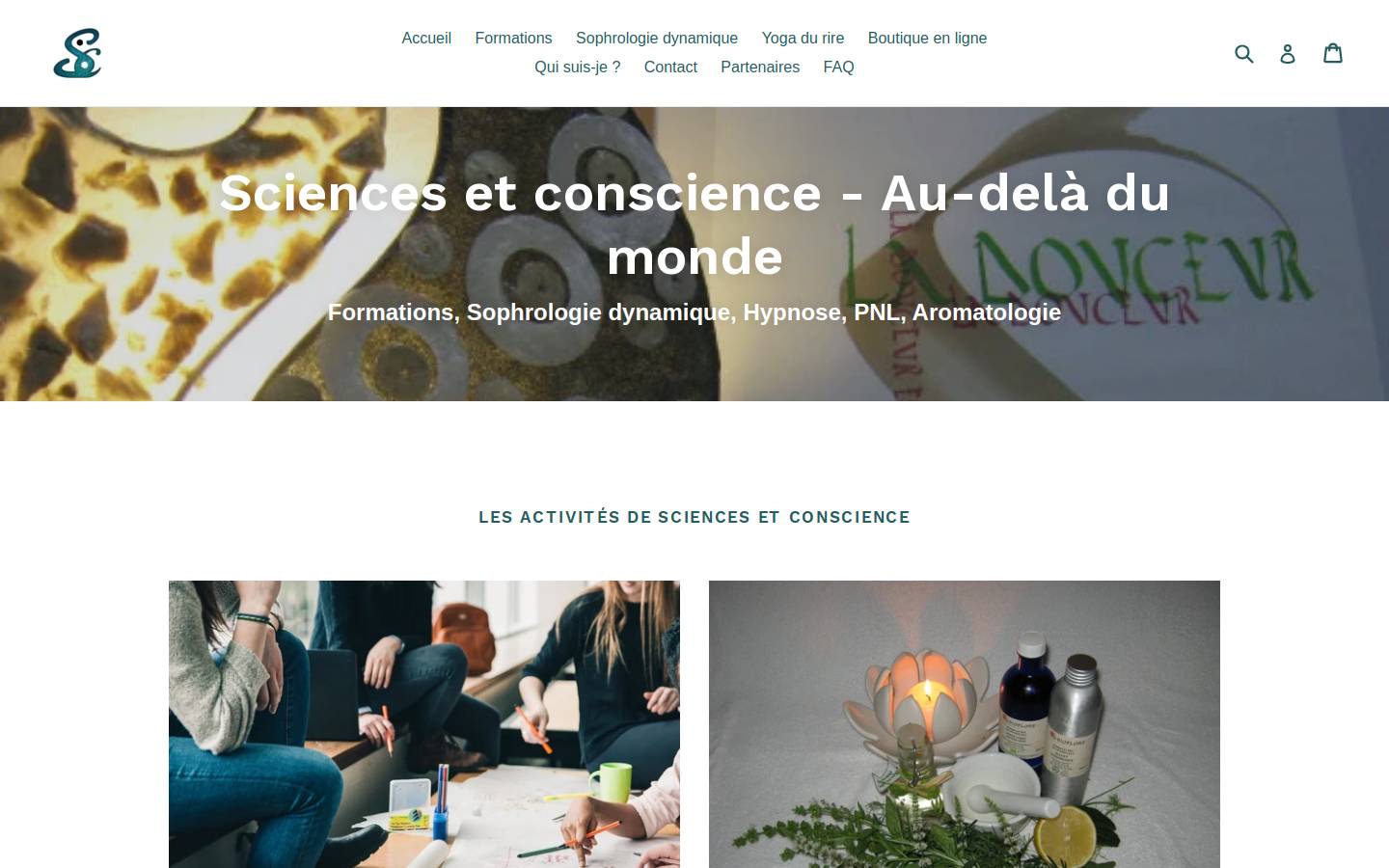 audeladumonde.be homepage screenshot