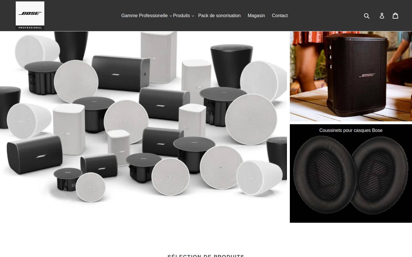 audio-connect.fr homepage screenshot