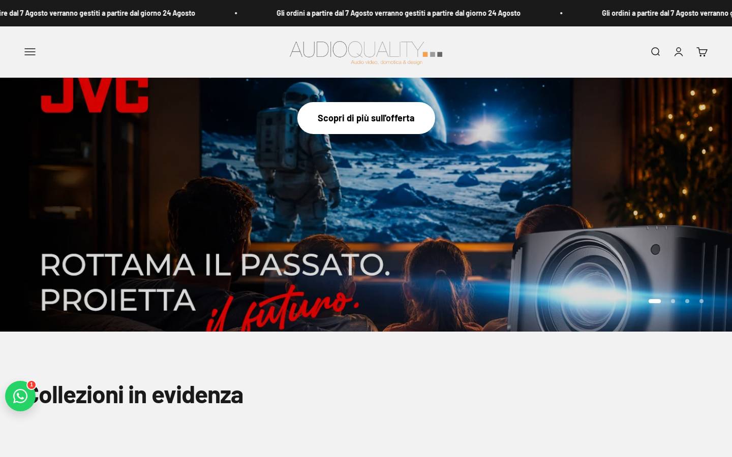 Audio Quality homepage screenshot