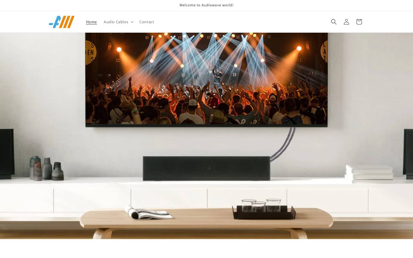 audiowave.me homepage screenshot