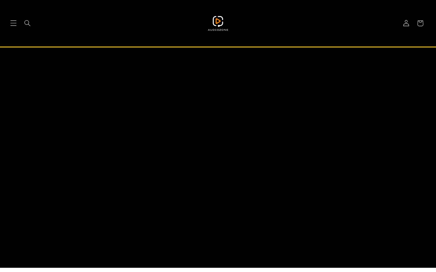 audiozone.in homepage screenshot