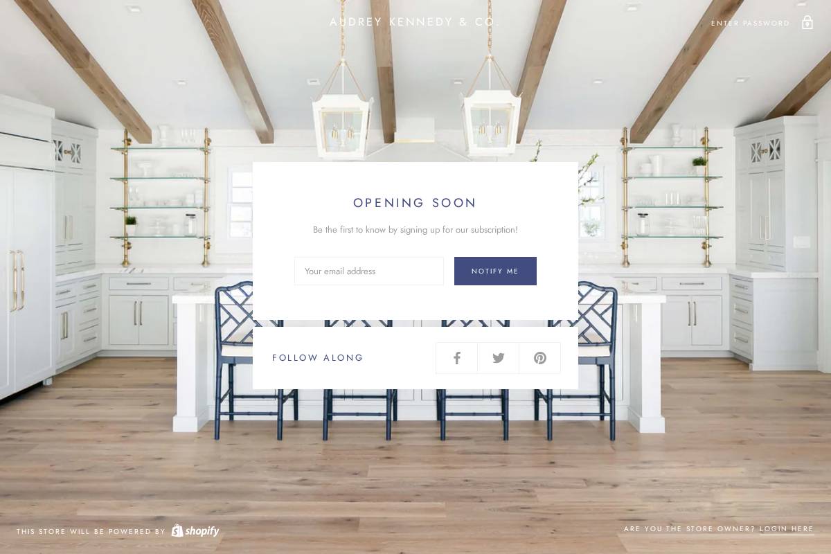 audreykennedyandco.com homepage screenshot