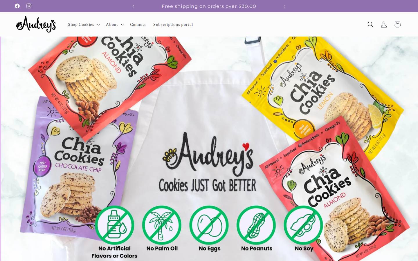audreyschia.com homepage screenshot