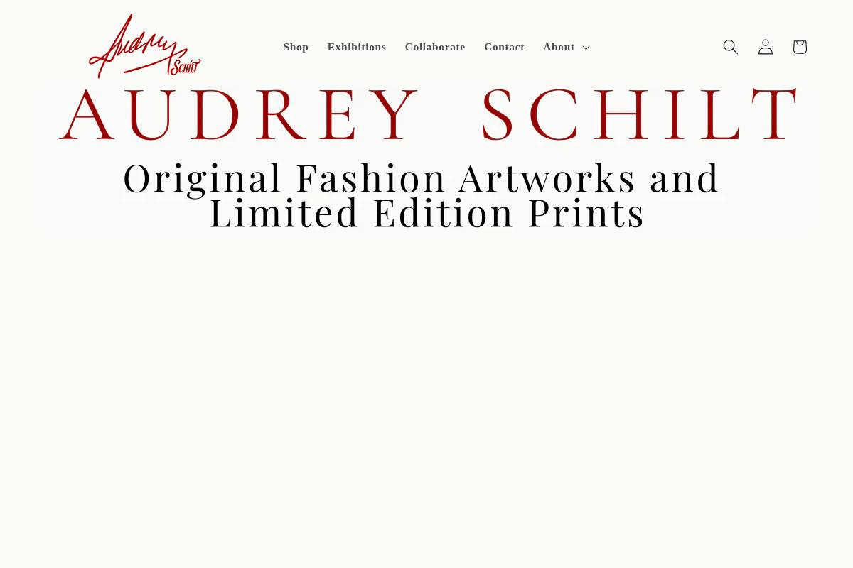 Audrey Schilt - The Art of Inspiration homepage screenshot
