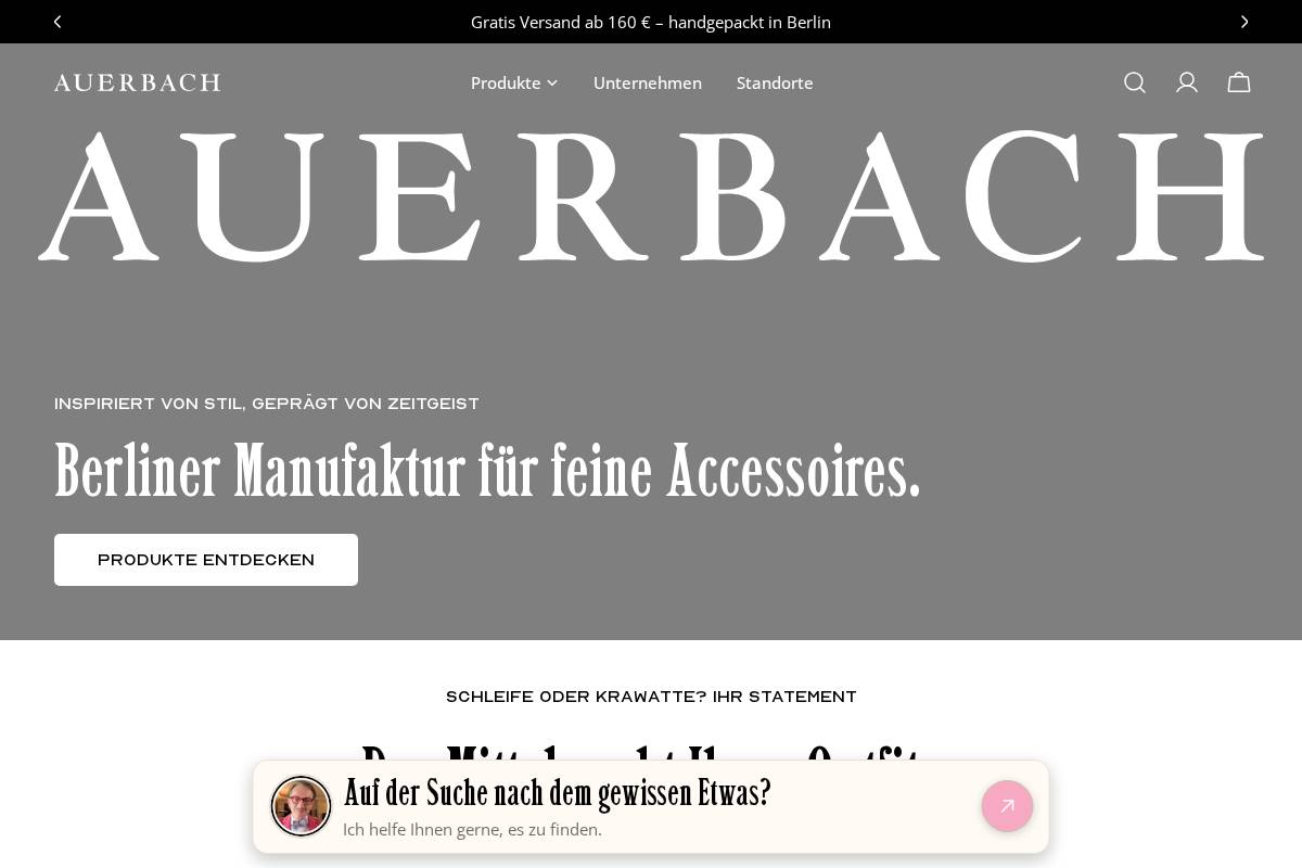 auerbach.berlin homepage screenshot