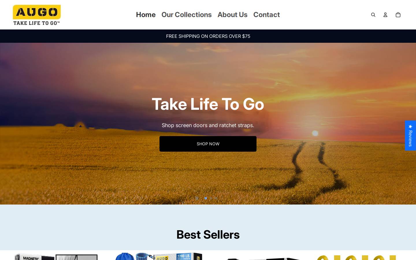augolife.com homepage screenshot