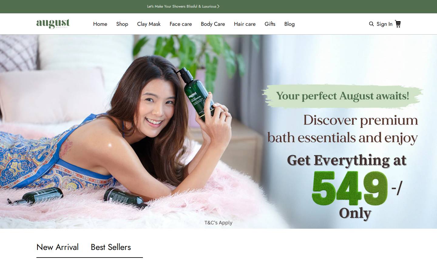 augustbioscience.com homepage screenshot