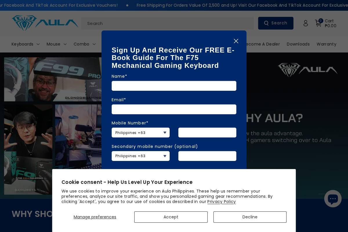 aulaph.com homepage screenshot