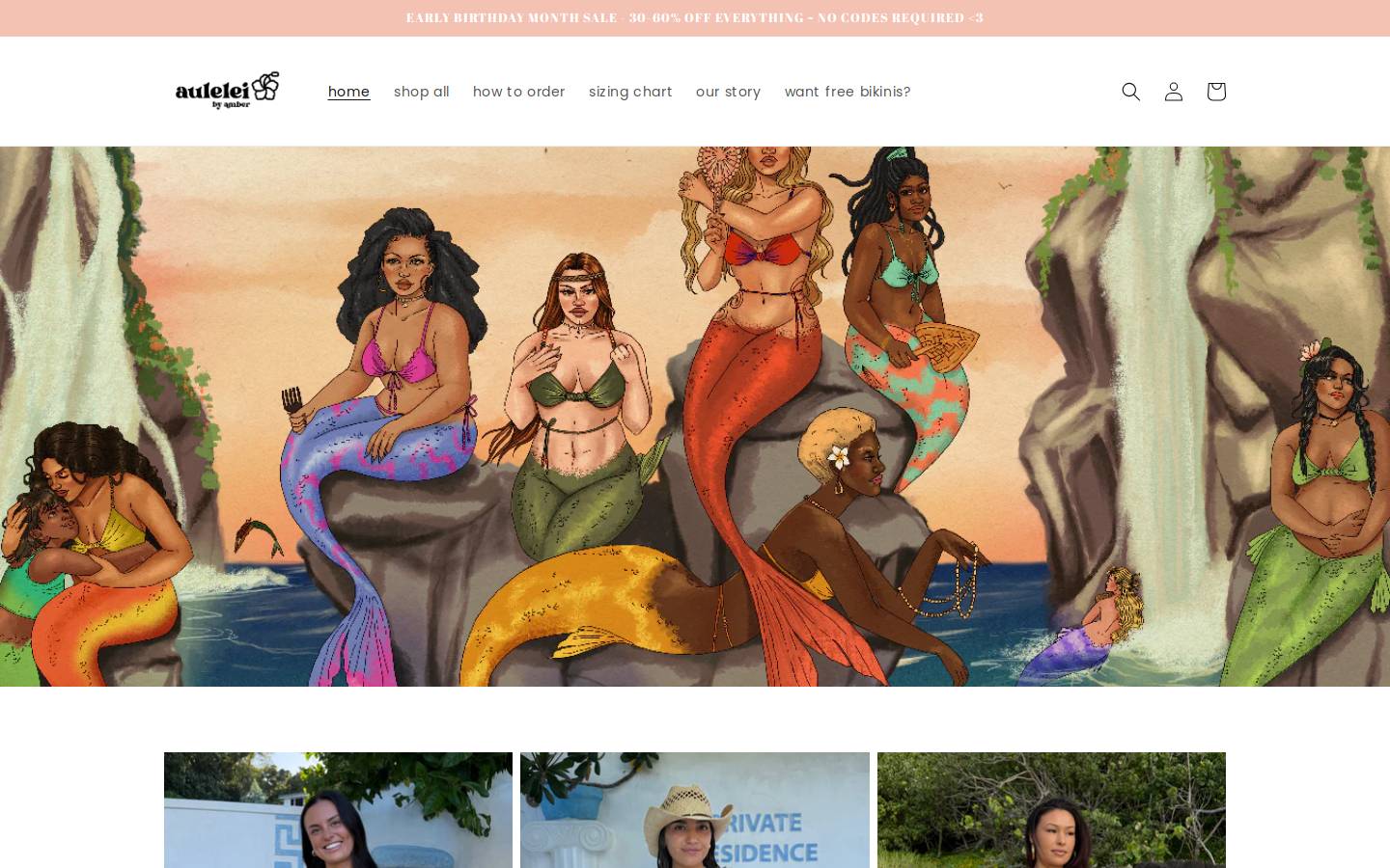 auleleibyamber.com homepage screenshot