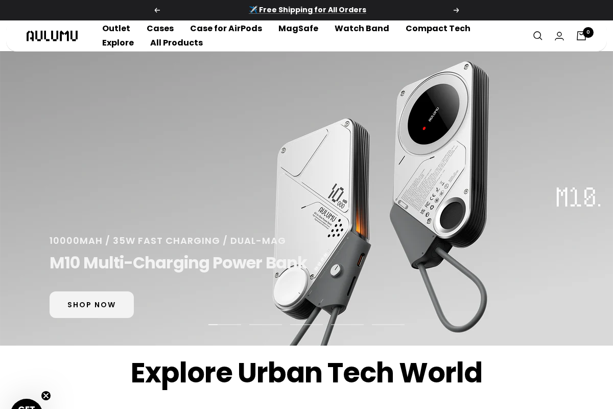 aulumu homepage screenshot