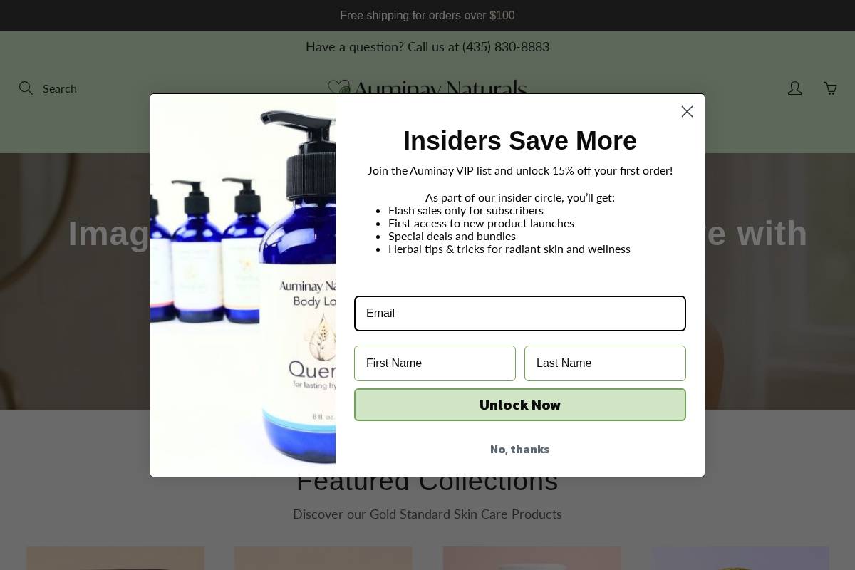 auminay.com homepage screenshot
