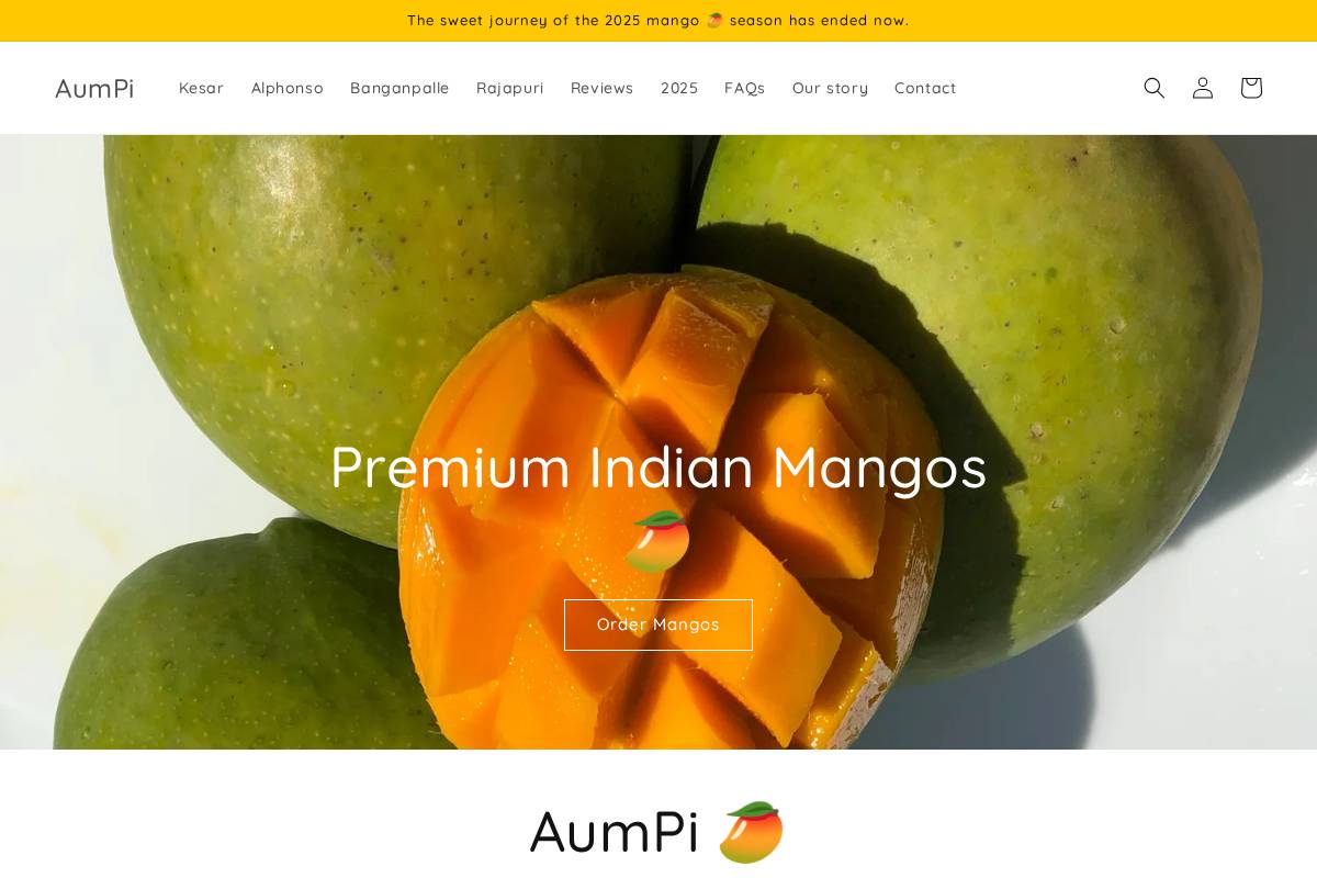 aumpi.com homepage screenshot