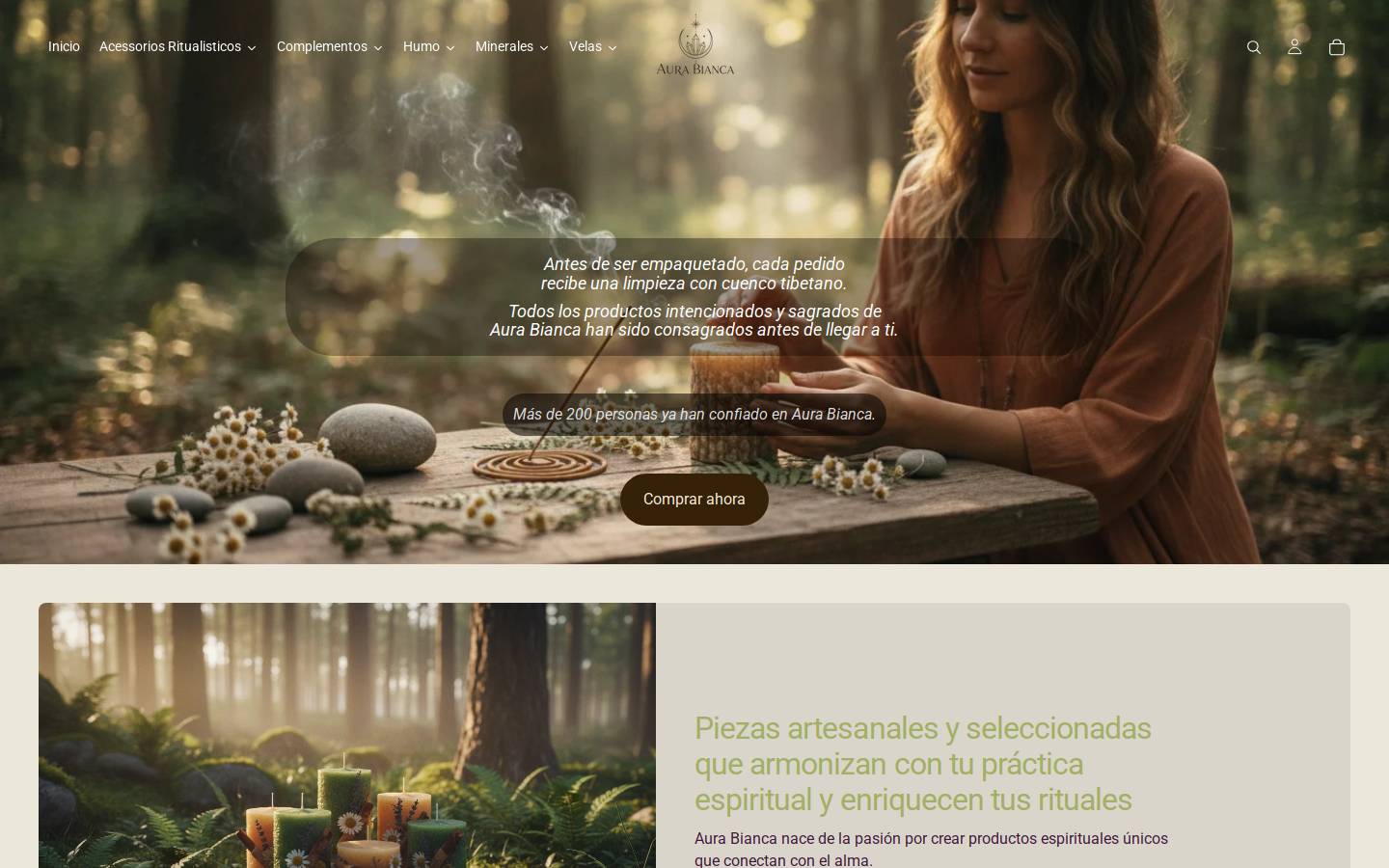 aura-magica.com homepage screenshot