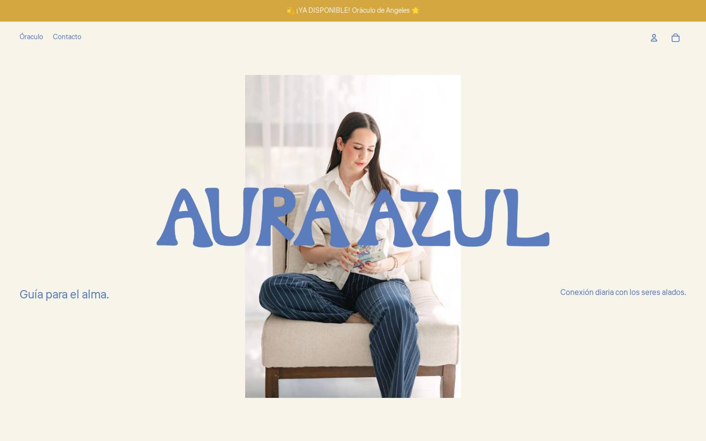 auraazul.shop homepage screenshot