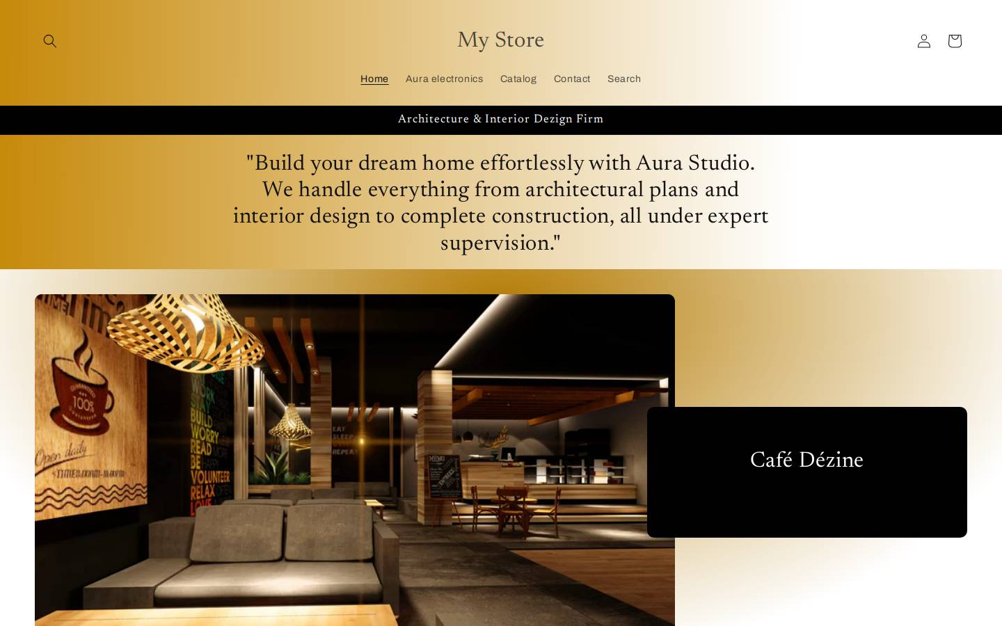 auradezign.com homepage screenshot
