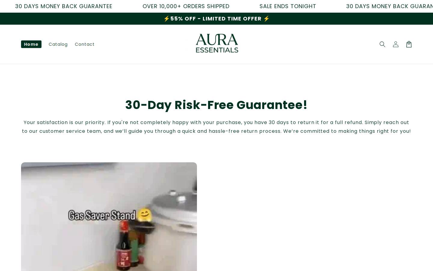 auraessentials.in homepage screenshot