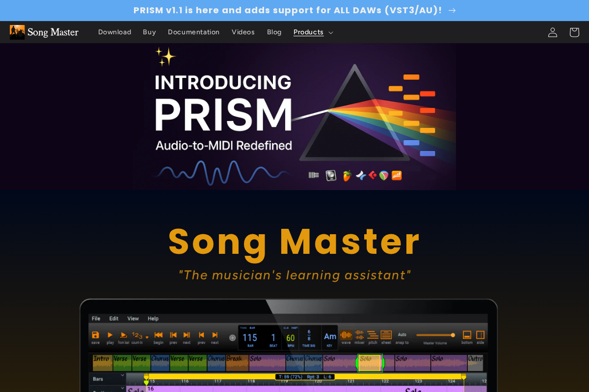 Aurally Sound LLC homepage screenshot