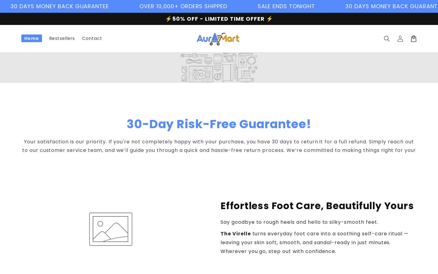 auramart.co homepage screenshot