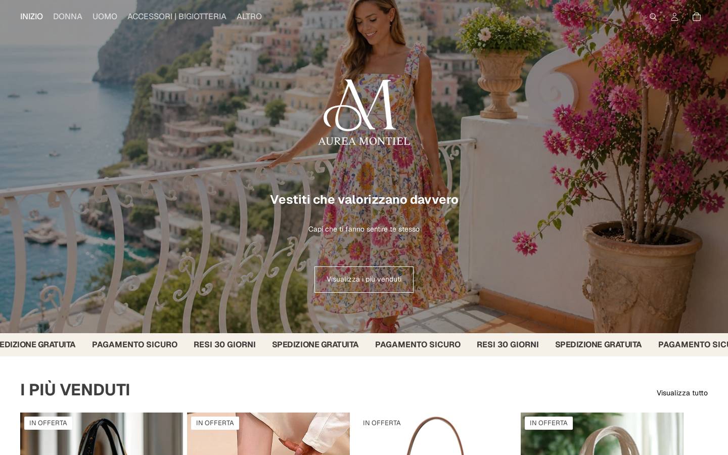 Aureamontiel homepage screenshot