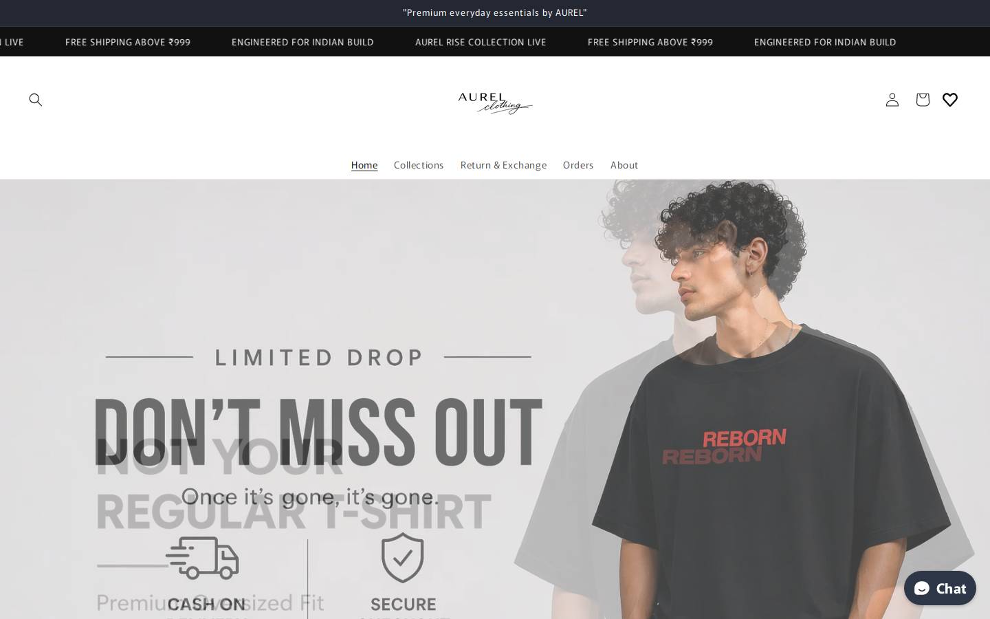 aurel.co.in homepage screenshot