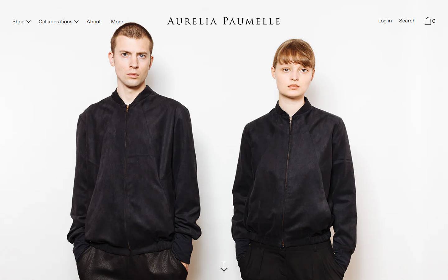 aureliapaumelle.com homepage screenshot