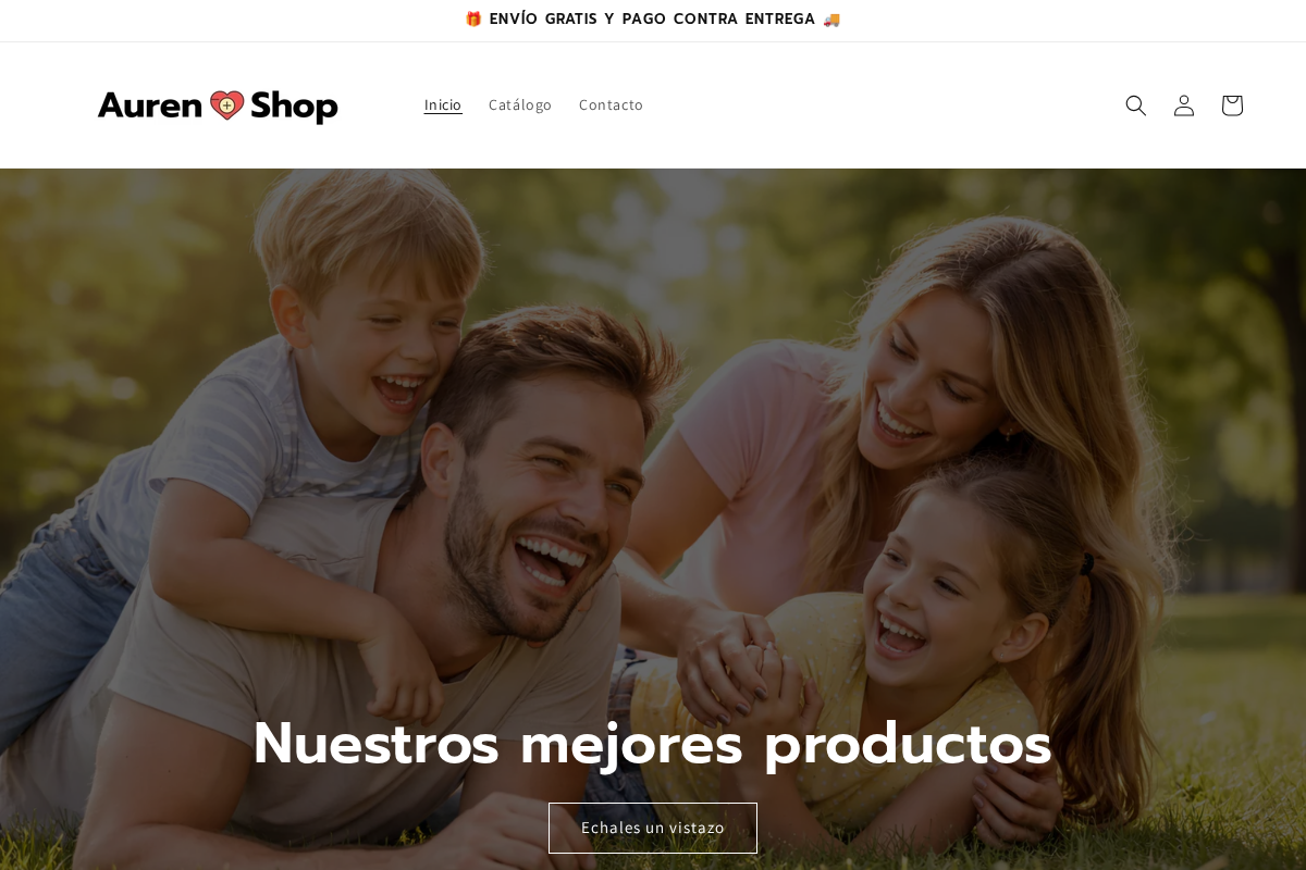 aurenbeautyshop.com homepage screenshot