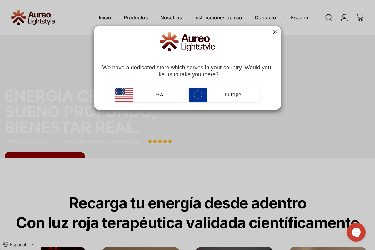 AUREO LIGHTSTYLE homepage screenshot