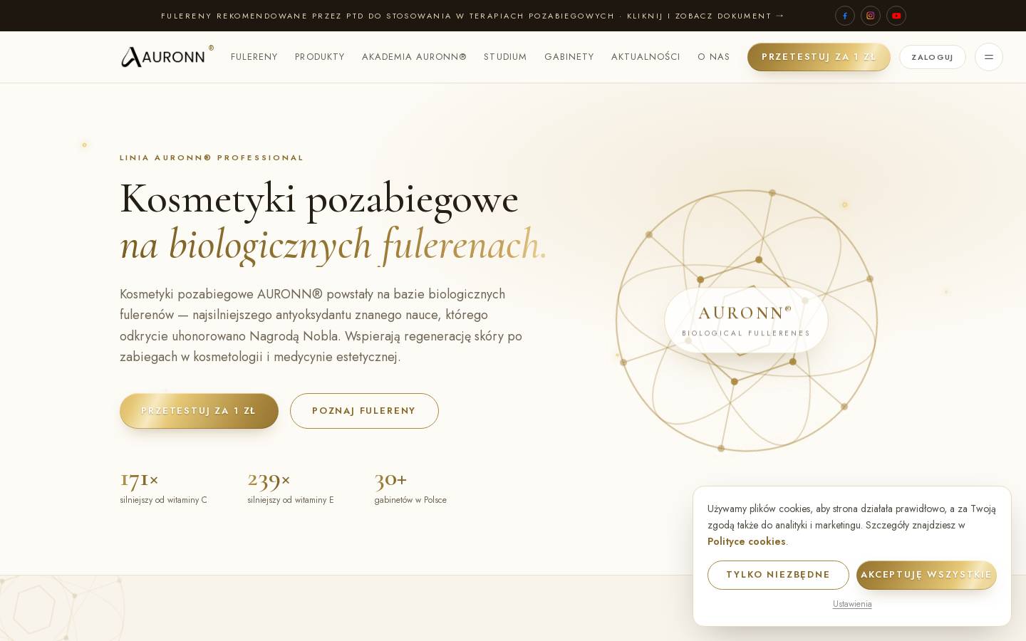 auronn.com homepage screenshot
