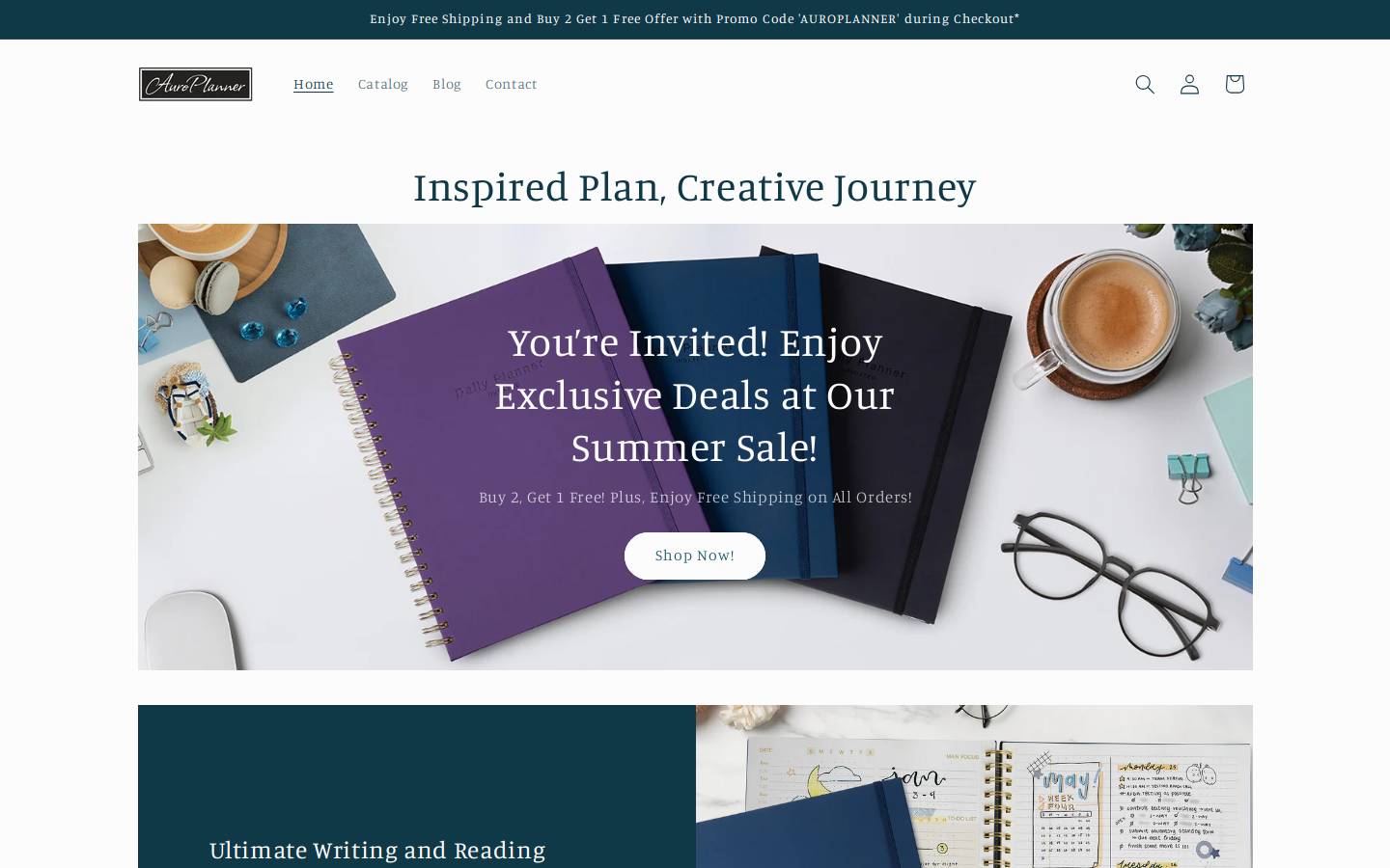 auroplanner.com homepage screenshot