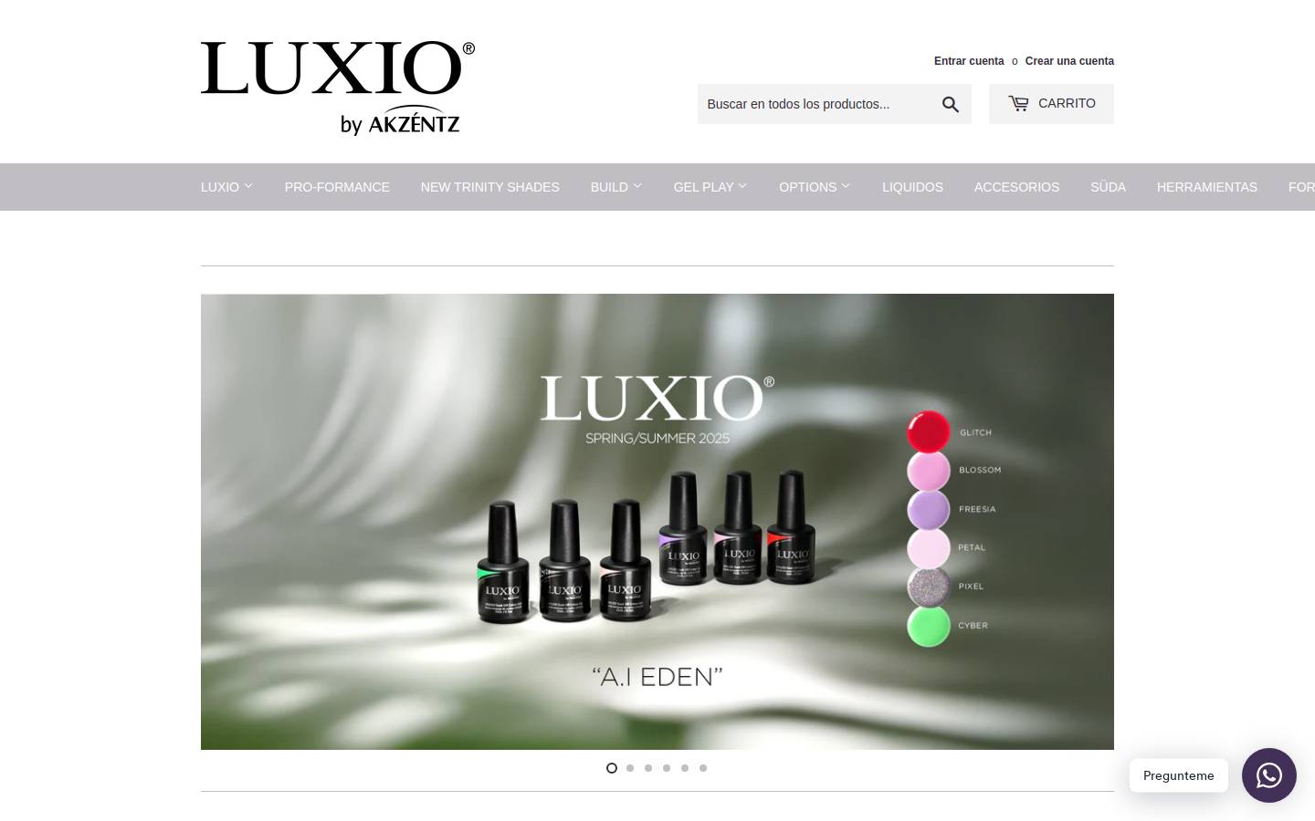 aurorabeauty.es homepage screenshot