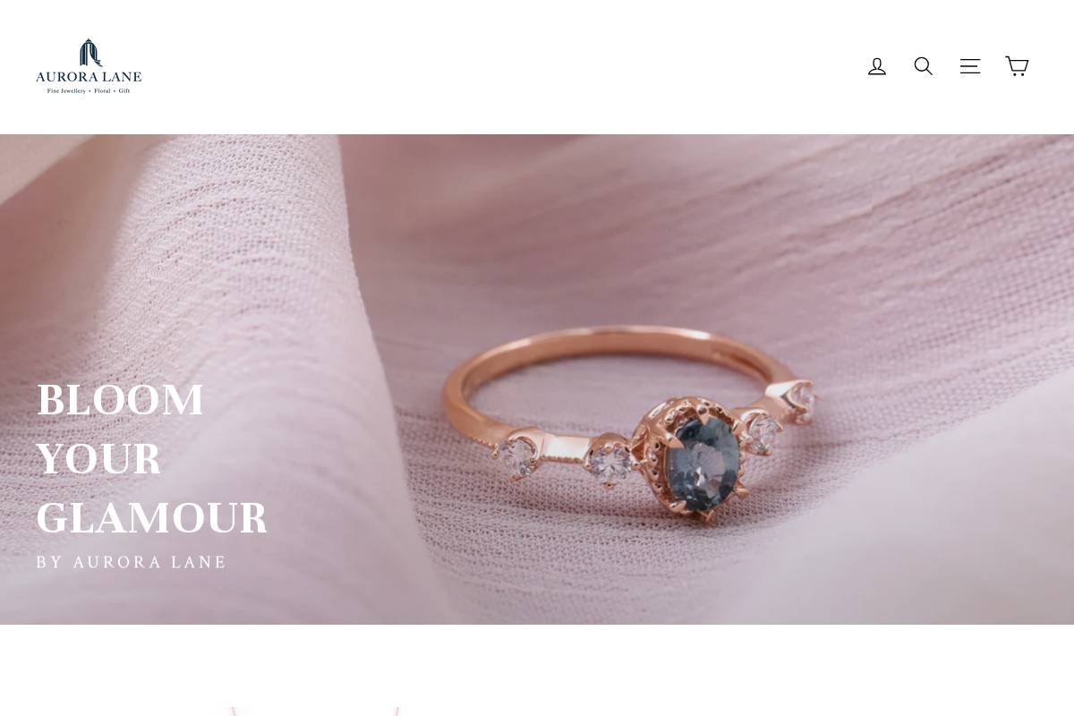 auroralane.co homepage screenshot