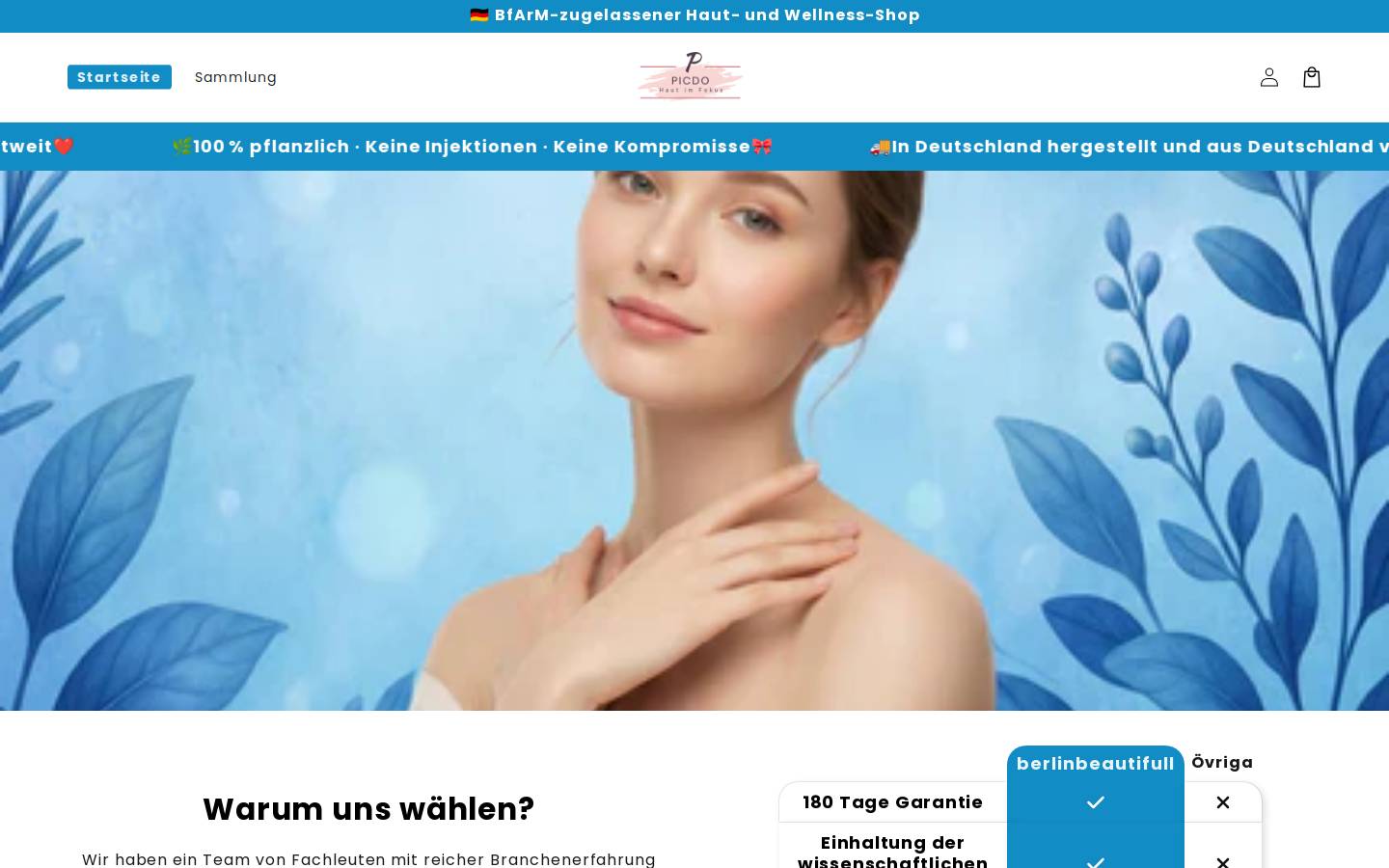 aurorasky.shop homepage screenshot
