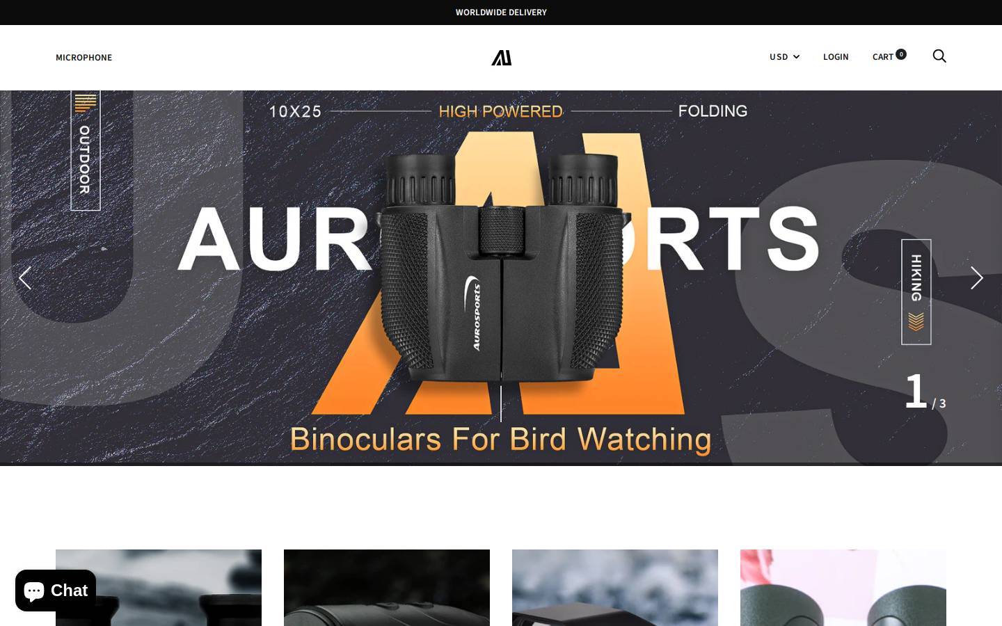 aurosports.net homepage screenshot