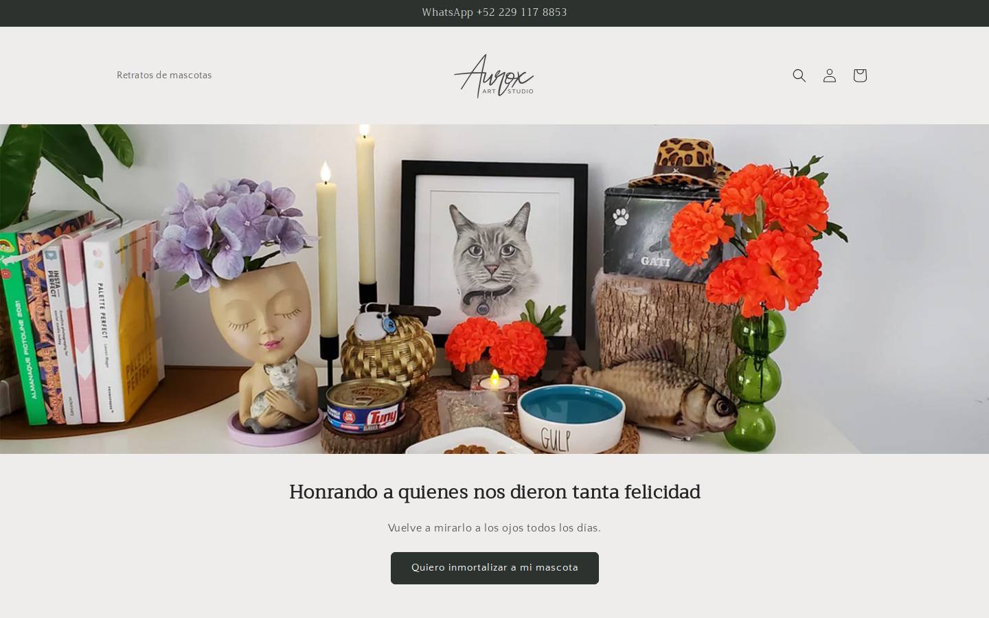 auroxas.com homepage screenshot