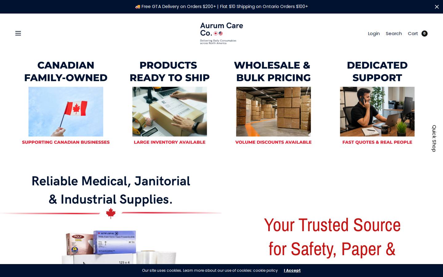 aurumcareco.com homepage screenshot