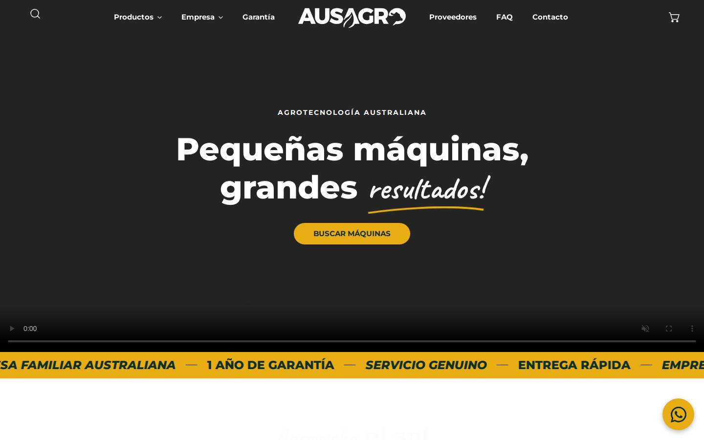 ausagro.com.ar homepage screenshot