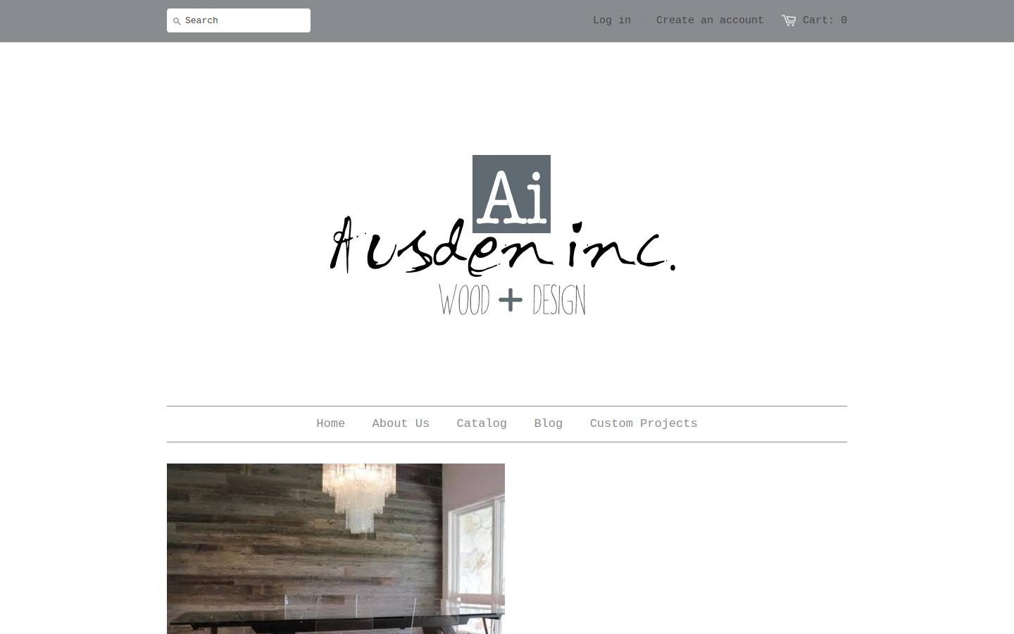 ausdeninc.com homepage screenshot