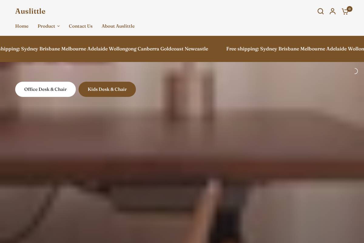 auslittle.com homepage screenshot