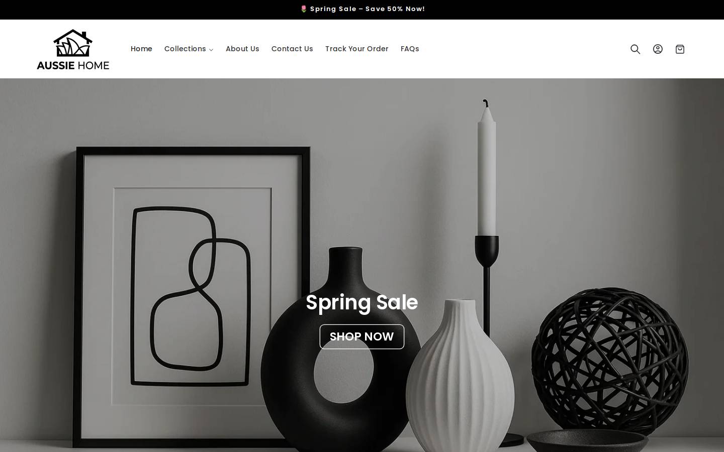 aussie-home.com homepage screenshot