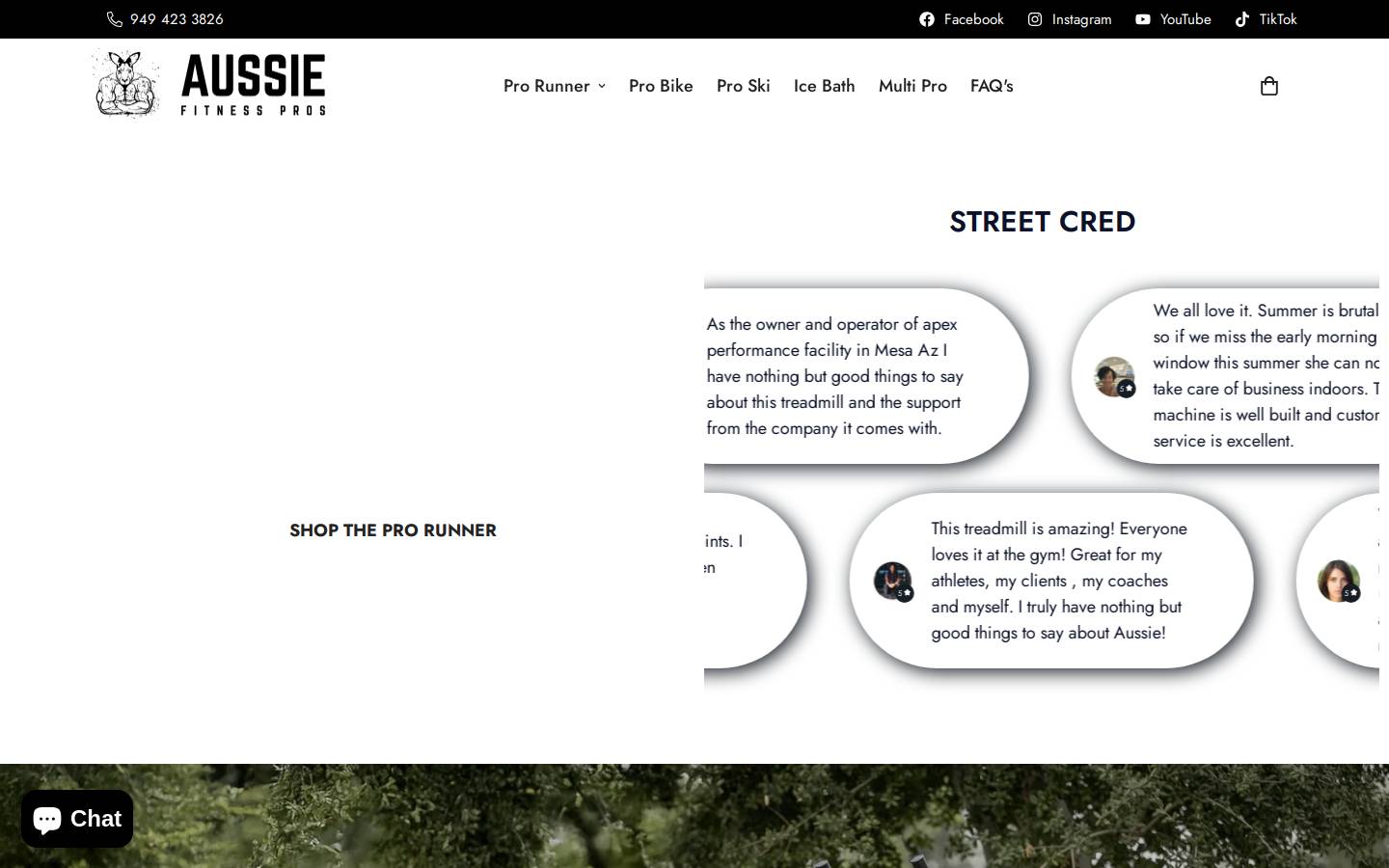 aussiefitnesspros.com homepage screenshot