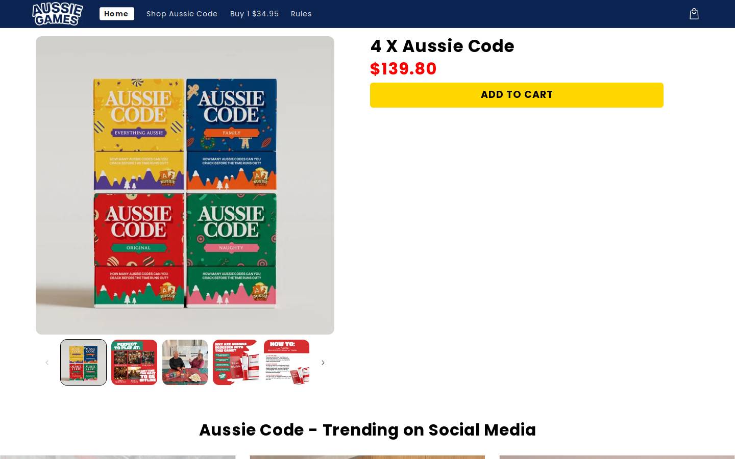 Aussiegames homepage screenshot